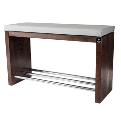 RBS-13 Regał Szafka Na Buty Orzech Z Siedziskiem Kolory Drewno Lite Rozmiary od 50 cm do 120 cm