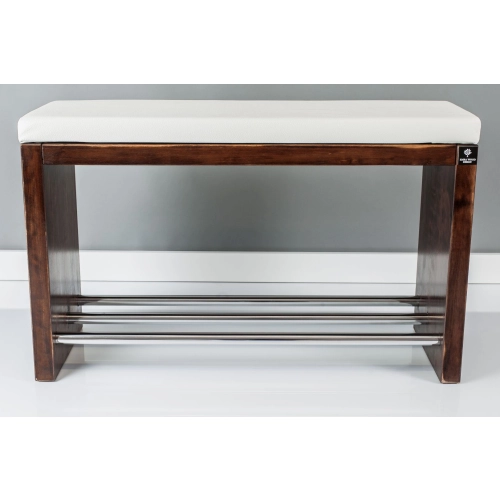 Regał Szafka Na Buty Orzech Przecierany Z Siedziskiem Kolory Drewno Lite RBS-13 Rozmiary od 50 cm do 120 cm