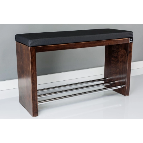 Regał Szafka Na Buty Orzech Przecierany Z Siedziskiem Kolory Drewno Lite RBS-13 Rozmiary od 50 cm do 120 cm