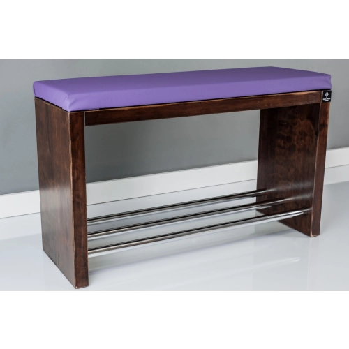 Regał Szafka Na Buty Orzech Przecierany Z Siedziskiem Kolory Drewno Lite RBS-13 Rozmiary od 50 cm do 120 cm