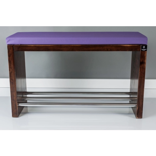 Regał Szafka Na Buty Orzech Przecierany Z Siedziskiem Kolory Drewno Lite RBS-13 Rozmiary od 50 cm do 120 cm