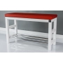 Regał Szafka Na Buty Biały Z Siedziskiem Kolory Drewno Lite RBS-15 Rozmiary od 50 cm do 120 cm