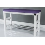 Regał Szafka Na Buty Biały Z Siedziskiem Kolory Drewno Lite RBS-15 Rozmiary od 50 cm do 120 cm