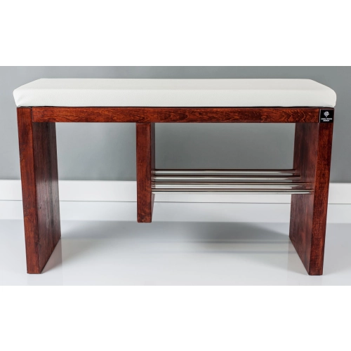 Regał Szafka Na Buty Palisander Z Siedziskiem Kolory Drewno Lite RBS-18 Rozmiary od 50 cm do 120 cm
