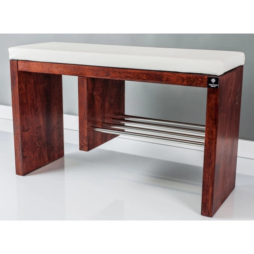 Regał Szafka Na Buty Palisander Z Siedziskiem Kolory Drewno Lite RBS-18 Rozmiary od 50 cm do 120 cm