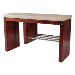 Regał Szafka Na Buty Palisander Z Siedziskiem Kolory Drewno Lite RBS-18 Rozmiary od 50 cm do 120 cm