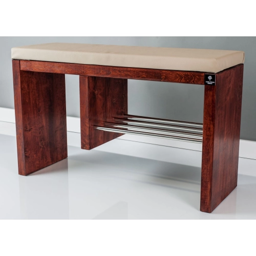 Regał Szafka Na Buty Palisander Z Siedziskiem Kolory Drewno Lite RBS-18 Rozmiary od 50 cm do 120 cm