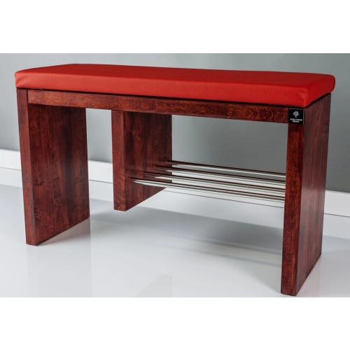 Regał Szafka Na Buty Palisander Z Siedziskiem Kolory Drewno Lite RBS-18 Rozmiary od 50 cm do 120 cm