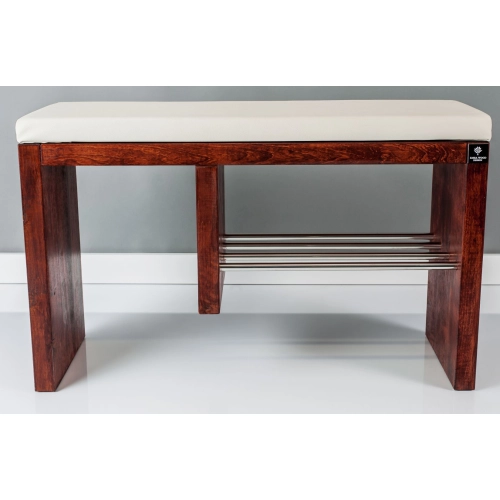 Regał Szafka Na Buty Palisander Z Siedziskiem Kolory Drewno Lite RBS-18 Rozmiary od 50 cm do 120 cm