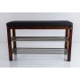 Regał Szafka Na Buty Orzech Z Siedziskiem Kolory Drewno Lite RBS-27 Rozmiary od 50 cm do 120 cm