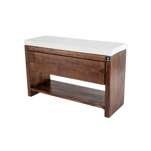 Regał Szafka Na Buty Z Siedziskiem Kolory Drewno Lite RBS-29 Rozmiary od 50 cm do 120 cm