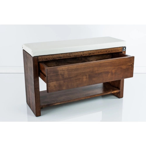 Regał Szafka Na Buty Z Siedziskiem Kolory Drewno Lite RBS-29 Rozmiary od 50 cm do 120 cm