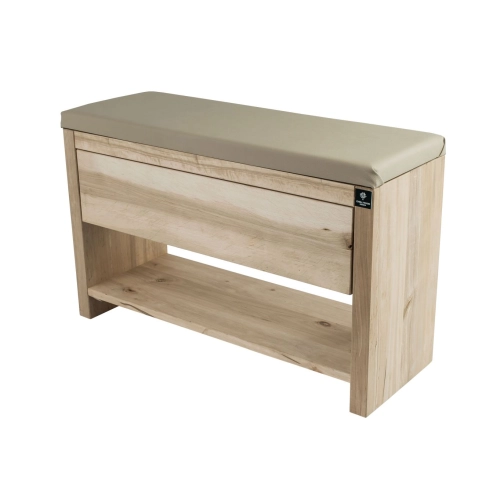 Ławka Szafka Do Przedpokoju Z Siedziskiem Szuflada Kolory Drewno Lite RBS-29 Rozmiary od 50 cm do 120 cm