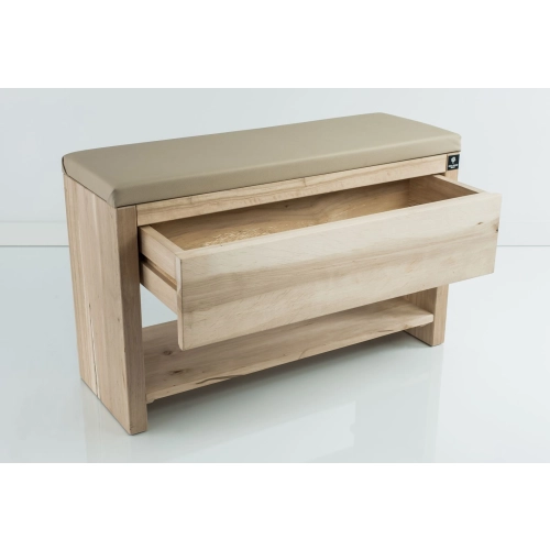 Ławka Szafka Do Przedpokoju Z Siedziskiem Szuflada Kolory Drewno Lite RBS-29 Rozmiary od 50 cm do 120 cm
