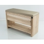 Ławka Szafka Do Przedpokoju Z Siedziskiem Szuflada Kolory Drewno Lite RBS-29 Rozmiary od 50 cm do 120 cm