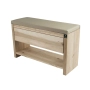 Ławka Szafka Do Przedpokoju Z Siedziskiem Szuflada Kolory Drewno Lite RBS-29 Rozmiary od 50 cm do 120 cm