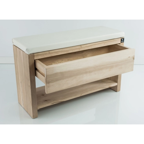 Ławka Szafka Do Przedpokoju Z Siedziskiem Szuflada Kolory Drewno Lite RBS-29 Rozmiary od 50 cm do 120 cm