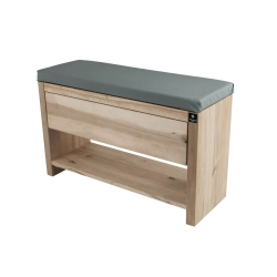 Ławka Szafka Do Przedpokoju Z Siedziskiem Szuflada Kolory Drewno Lite RBS-29 Rozmiary od 50 cm do 120 cm
