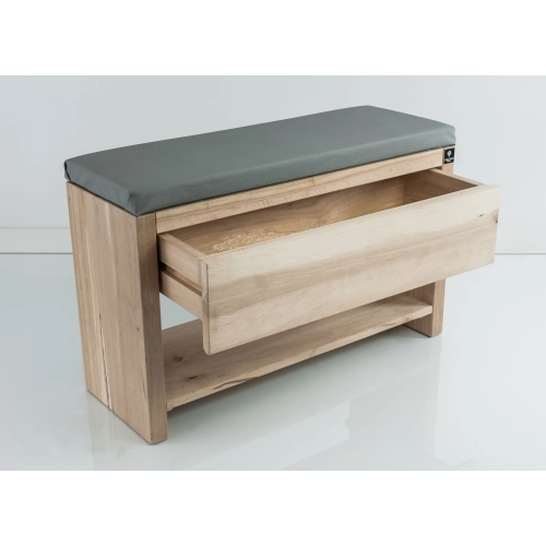 Ławka Szafka Do Przedpokoju Z Siedziskiem Szuflada Kolory Drewno Lite RBS-29 Rozmiary od 50 cm do 120 cm