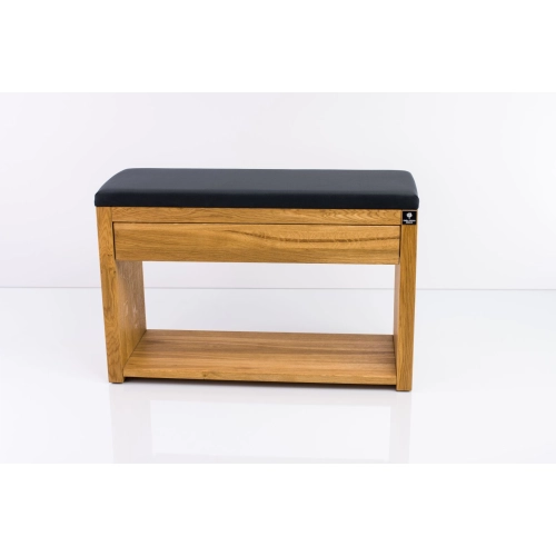 Regał Szafka Na Buty Z Siedziskiem Szuflada Kolory Drewno Lite Dąb RBS-29 Rozmiary od 50 cm do 120 cm