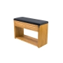Regał Szafka Na Buty Z Siedziskiem Szuflada Kolory Drewno Lite Dąb RBS-29 Rozmiary od 50 cm do 120 cm