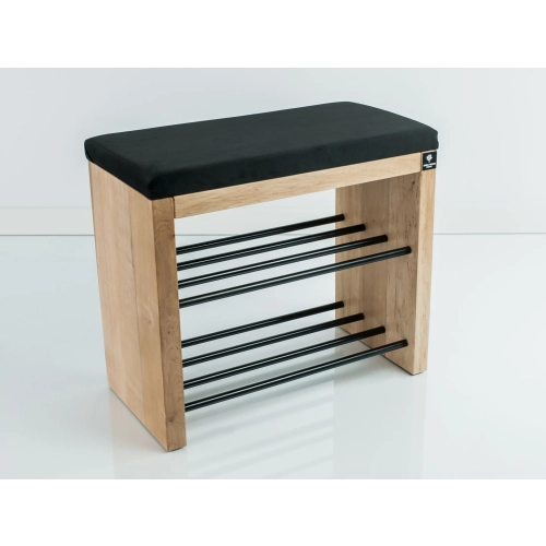 Regał Szafka Na Buty Z Siedziskiem Kolory Drewno Lite RBS-12 Rozmiary od 50 cm do 120 cm