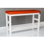 Regał Szafka  Na Buty Biały Z Siedziskiem Kolory Drewno Lite RBS-5 Rozmiary od 50 cm do 120 cm