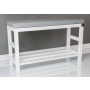 Regał Szafka  Na Buty Biały Z Siedziskiem Kolory Drewno Lite RBS-5 Rozmiary od 50 cm do 120 cm