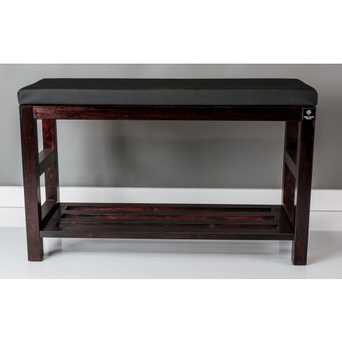 RBS-5 Regał Szafka Na Buty Mahoń Z Siedziskiem Kolory Drewno Lite Rozmiary od 50 cm do 120 cm