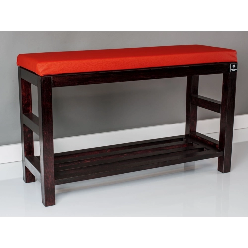 RBS-5 Regał Szafka Na Buty Mahoń Z Siedziskiem Kolory Drewno Lite Rozmiary od 50 cm do 120 cm