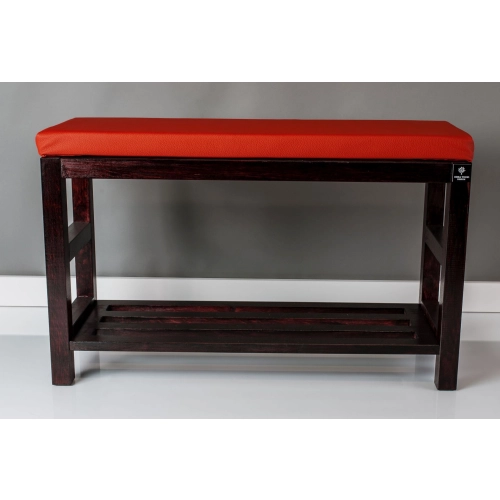 RBS-5 Regał Szafka Na Buty Mahoń Z Siedziskiem Kolory Drewno Lite Rozmiary od 50 cm do 120 cm