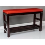 RBS-5 Regał Szafka Na Buty Mahoń Z Siedziskiem Kolory Drewno Lite Rozmiary od 50 cm do 120 cm