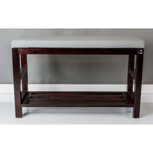 RBS-5 Regał Szafka Na Buty Mahoń Z Siedziskiem Kolory Drewno Lite Rozmiary od 50 cm do 120 cm