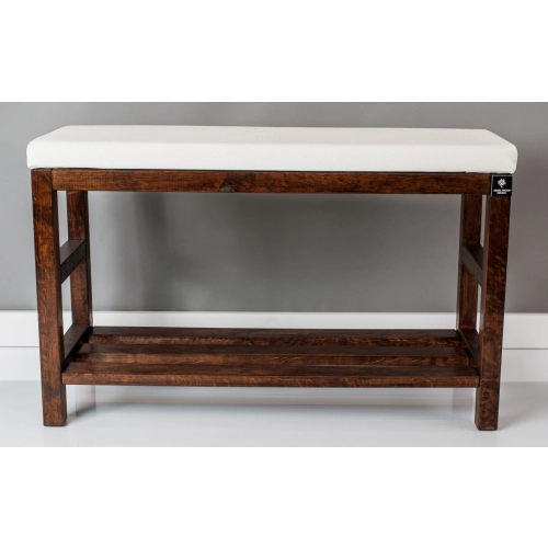 RBS-5 Regał Szafka Na Buty Orzech Z Siedziskiem Kolory Drewno Lite Rozmiary od 50 cm do 120 cm