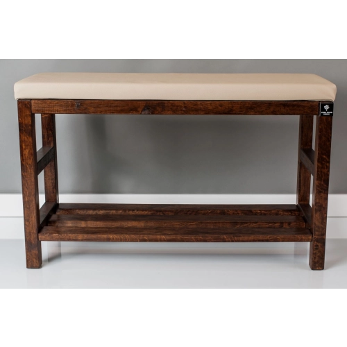 RBS-5 Regał Szafka Na Buty Orzech Z Siedziskiem Kolory Drewno Lite Rozmiary od 50 cm do 120 cm