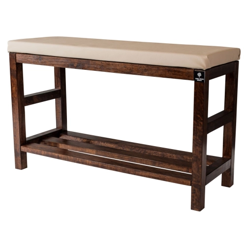 RBS-5 Regał Szafka Na Buty Orzech Z Siedziskiem Kolory Drewno Lite Rozmiary od 50 cm do 120 cm