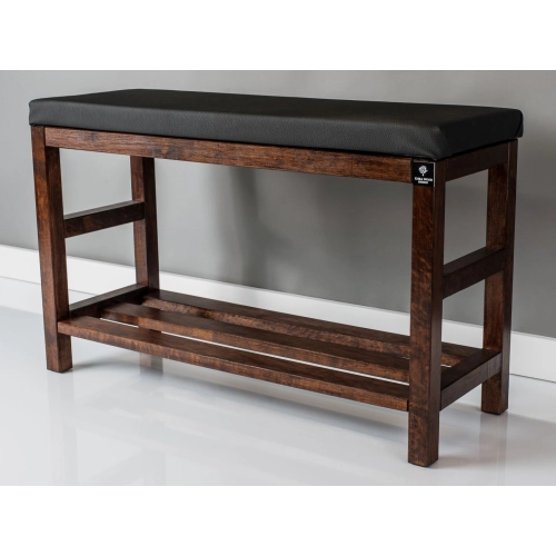 RBS-5 Regał Szafka Na Buty Orzech Z Siedziskiem Kolory Drewno Lite Rozmiary od 50 cm do 120 cm