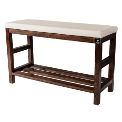 RBS-5 Regał Szafka Na Buty Orzech Z Siedziskiem Kolory Drewno Lite Rozmiary od 50 cm do 120 cm