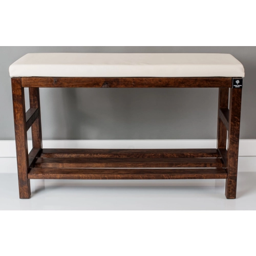 RBS-5 Regał Szafka Na Buty Orzech Z Siedziskiem Kolory Drewno Lite Rozmiary od 50 cm do 120 cm