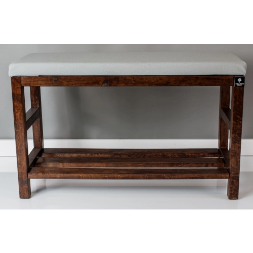 RBS-5 Regał Szafka Na Buty Orzech Z Siedziskiem Kolory Drewno Lite Rozmiary od 50 cm do 120 cm