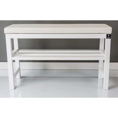 RBS-6 Regał Szafka Na Buty Biały Z Siedziskiem Kolory Drewno Lite Rozmiary od 50 cm do 120 cm