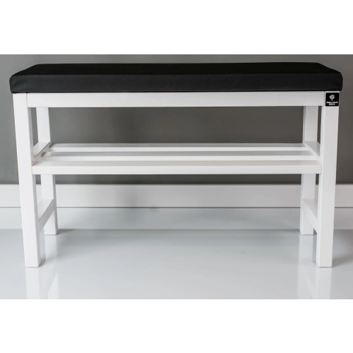 RBS-6 Regał Szafka Na Buty Biały Z Siedziskiem Kolory Drewno Lite Rozmiary od 50 cm do 120 cm
