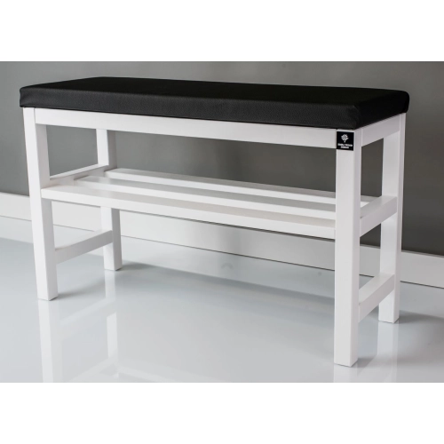 RBS-6 Regał Szafka Na Buty Biały Z Siedziskiem Kolory Drewno Lite Rozmiary od 50 cm do 120 cm