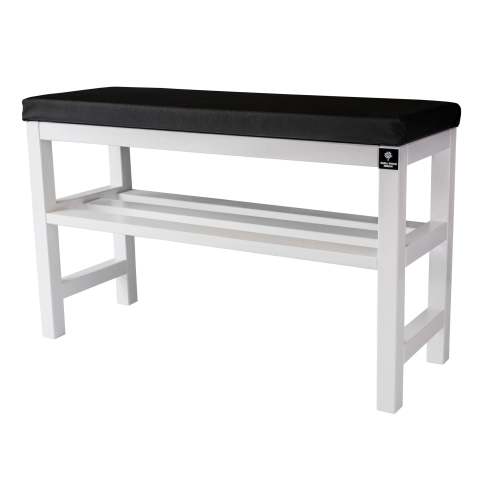 RBS-6 Regał Szafka Na Buty Biały Z Siedziskiem Kolory Drewno Lite Rozmiary od 50 cm do 120 cm