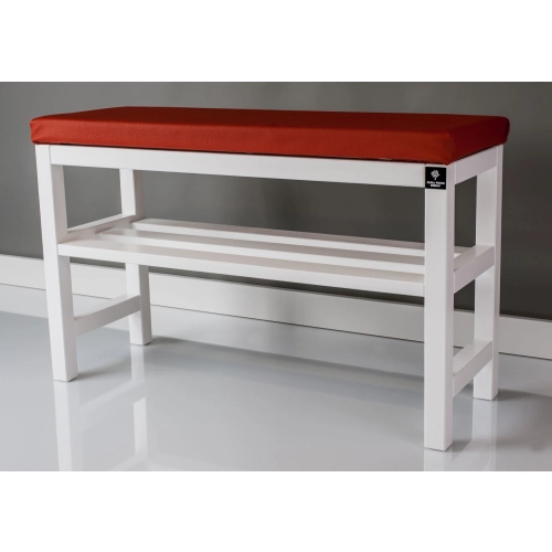 RBS-6 Regał Szafka Na Buty Biały Z Siedziskiem Kolory Drewno Lite Rozmiary od 50 cm do 120 cm