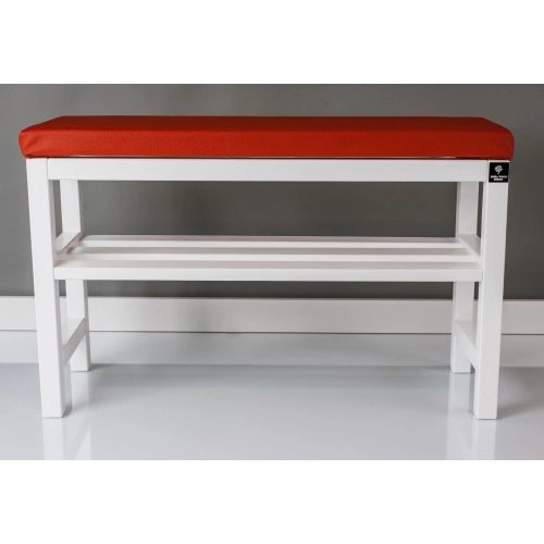 RBS-6 Regał Szafka Na Buty Biały Z Siedziskiem Kolory Drewno Lite Rozmiary od 50 cm do 120 cm