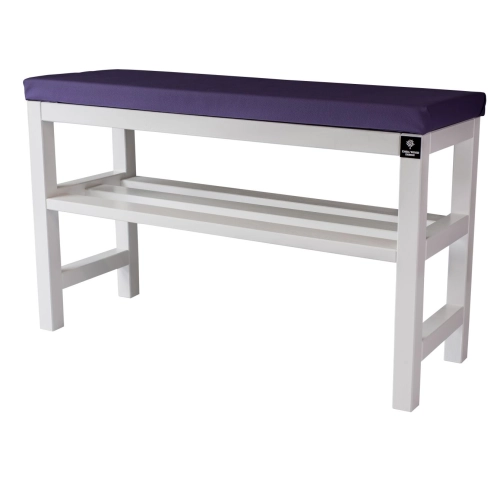 RBS-6 Regał Szafka Na Buty Biały Z Siedziskiem Kolory Drewno Lite Rozmiary od 50 cm do 120 cm