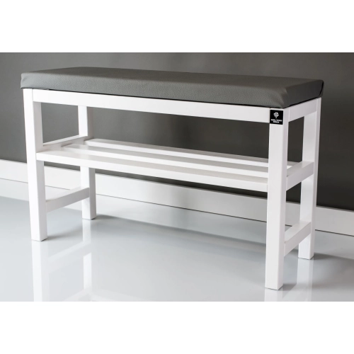 RBS-6 Regał Szafka Na Buty Biały Z Siedziskiem Kolory Drewno Lite Rozmiary od 50 cm do 120 cm