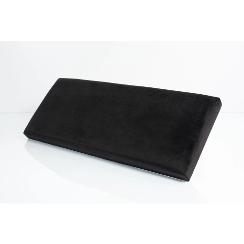 Siedzisko Tapicerowane do mebli pod zabudowę lub do ławek tapicerowanych Czarny Welur Casablanca 2316