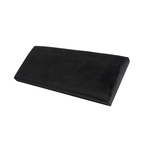 Siedzisko Tapicerowane do mebli pod zabudowę lub do ławek tapicerowanych Czarny Welur Casablanca 2316